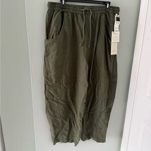 Joie Olive Green Women's Drawstring Pants